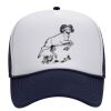 OTTO Polyester Foam Front Five Panel High Crown Mesh Back Trucker Hat Thumbnail
