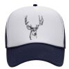 OTTO Polyester Foam Front Five Panel High Crown Mesh Back Trucker Hat Thumbnail