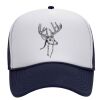 OTTO Polyester Foam Front Five Panel High Crown Mesh Back Trucker Hat Thumbnail