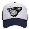 OTTO Polyester Foam Front Five Panel High Crown Mesh Back Trucker Hat Thumbnail