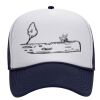 OTTO Polyester Foam Front Five Panel High Crown Mesh Back Trucker Hat Thumbnail
