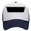 OTTO Polyester Foam Front Five Panel High Crown Mesh Back Trucker Hat Thumbnail