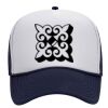 OTTO Polyester Foam Front Five Panel High Crown Mesh Back Trucker Hat Thumbnail
