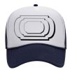 OTTO Polyester Foam Front Five Panel High Crown Mesh Back Trucker Hat Thumbnail
