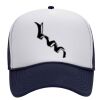 OTTO Polyester Foam Front Five Panel High Crown Mesh Back Trucker Hat Thumbnail