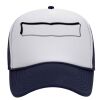 OTTO Polyester Foam Front Five Panel High Crown Mesh Back Trucker Hat Thumbnail