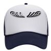 OTTO Polyester Foam Front Five Panel High Crown Mesh Back Trucker Hat Thumbnail