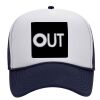 OTTO Polyester Foam Front Five Panel High Crown Mesh Back Trucker Hat Thumbnail