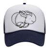 OTTO Polyester Foam Front Five Panel High Crown Mesh Back Trucker Hat Thumbnail