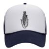 OTTO Polyester Foam Front Five Panel High Crown Mesh Back Trucker Hat Thumbnail