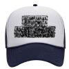 OTTO Polyester Foam Front Five Panel High Crown Mesh Back Trucker Hat Thumbnail
