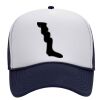OTTO Polyester Foam Front Five Panel High Crown Mesh Back Trucker Hat Thumbnail