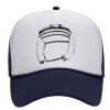 OTTO Polyester Foam Front Five Panel High Crown Mesh Back Trucker Hat Thumbnail