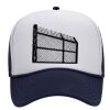 OTTO Polyester Foam Front Five Panel High Crown Mesh Back Trucker Hat Thumbnail