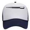 OTTO Polyester Foam Front Five Panel High Crown Mesh Back Trucker Hat Thumbnail