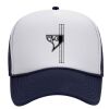OTTO Polyester Foam Front Five Panel High Crown Mesh Back Trucker Hat Thumbnail