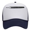 OTTO Polyester Foam Front Five Panel High Crown Mesh Back Trucker Hat Thumbnail