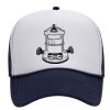 OTTO Polyester Foam Front Five Panel High Crown Mesh Back Trucker Hat Thumbnail