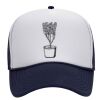 OTTO Polyester Foam Front Five Panel High Crown Mesh Back Trucker Hat Thumbnail