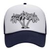 OTTO Polyester Foam Front Five Panel High Crown Mesh Back Trucker Hat Thumbnail