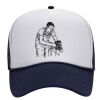 OTTO Polyester Foam Front Five Panel High Crown Mesh Back Trucker Hat Thumbnail