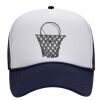 OTTO Polyester Foam Front Five Panel High Crown Mesh Back Trucker Hat Thumbnail