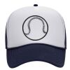 OTTO Polyester Foam Front Five Panel High Crown Mesh Back Trucker Hat Thumbnail