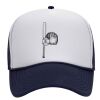 OTTO Polyester Foam Front Five Panel High Crown Mesh Back Trucker Hat Thumbnail