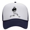 OTTO Polyester Foam Front Five Panel High Crown Mesh Back Trucker Hat Thumbnail
