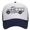 OTTO Polyester Foam Front Five Panel High Crown Mesh Back Trucker Hat Thumbnail