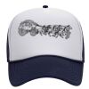 OTTO Polyester Foam Front Five Panel High Crown Mesh Back Trucker Hat Thumbnail
