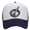 OTTO Polyester Foam Front Five Panel High Crown Mesh Back Trucker Hat Thumbnail