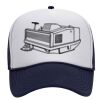 OTTO Polyester Foam Front Five Panel High Crown Mesh Back Trucker Hat Thumbnail