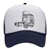 OTTO Polyester Foam Front Five Panel High Crown Mesh Back Trucker Hat Thumbnail