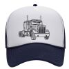 OTTO Polyester Foam Front Five Panel High Crown Mesh Back Trucker Hat Thumbnail