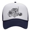 OTTO Polyester Foam Front Five Panel High Crown Mesh Back Trucker Hat Thumbnail