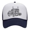 OTTO Polyester Foam Front Five Panel High Crown Mesh Back Trucker Hat Thumbnail