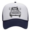 OTTO Polyester Foam Front Five Panel High Crown Mesh Back Trucker Hat Thumbnail