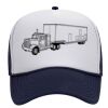 OTTO Polyester Foam Front Five Panel High Crown Mesh Back Trucker Hat Thumbnail