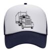 OTTO Polyester Foam Front Five Panel High Crown Mesh Back Trucker Hat Thumbnail