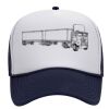 OTTO Polyester Foam Front Five Panel High Crown Mesh Back Trucker Hat Thumbnail
