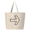 25L Jumbo Canvas Tote Thumbnail