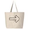 25L Jumbo Canvas Tote Thumbnail