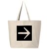 25L Jumbo Canvas Tote Thumbnail
