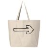 25L Jumbo Canvas Tote Thumbnail