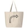 25L Jumbo Canvas Tote Thumbnail