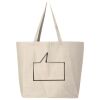 25L Jumbo Canvas Tote Thumbnail