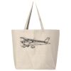 25L Jumbo Canvas Tote Thumbnail