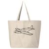 25L Jumbo Canvas Tote Thumbnail